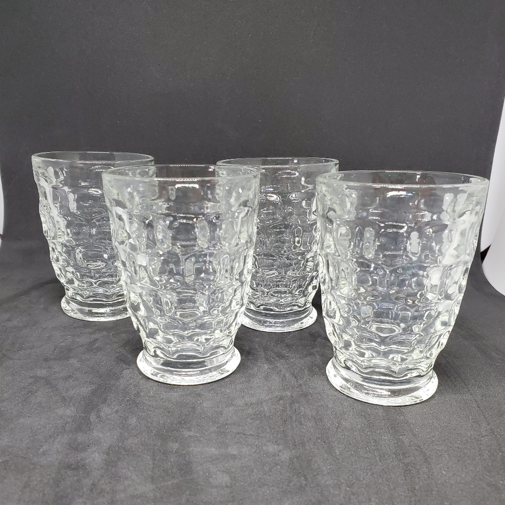 Vintage 1960's Federal Yorktown (Colonial) 6oz Tumbler - Set of 4 - Picture 4 of 8